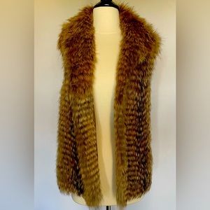 Vince Rabbit Fur Vest XS